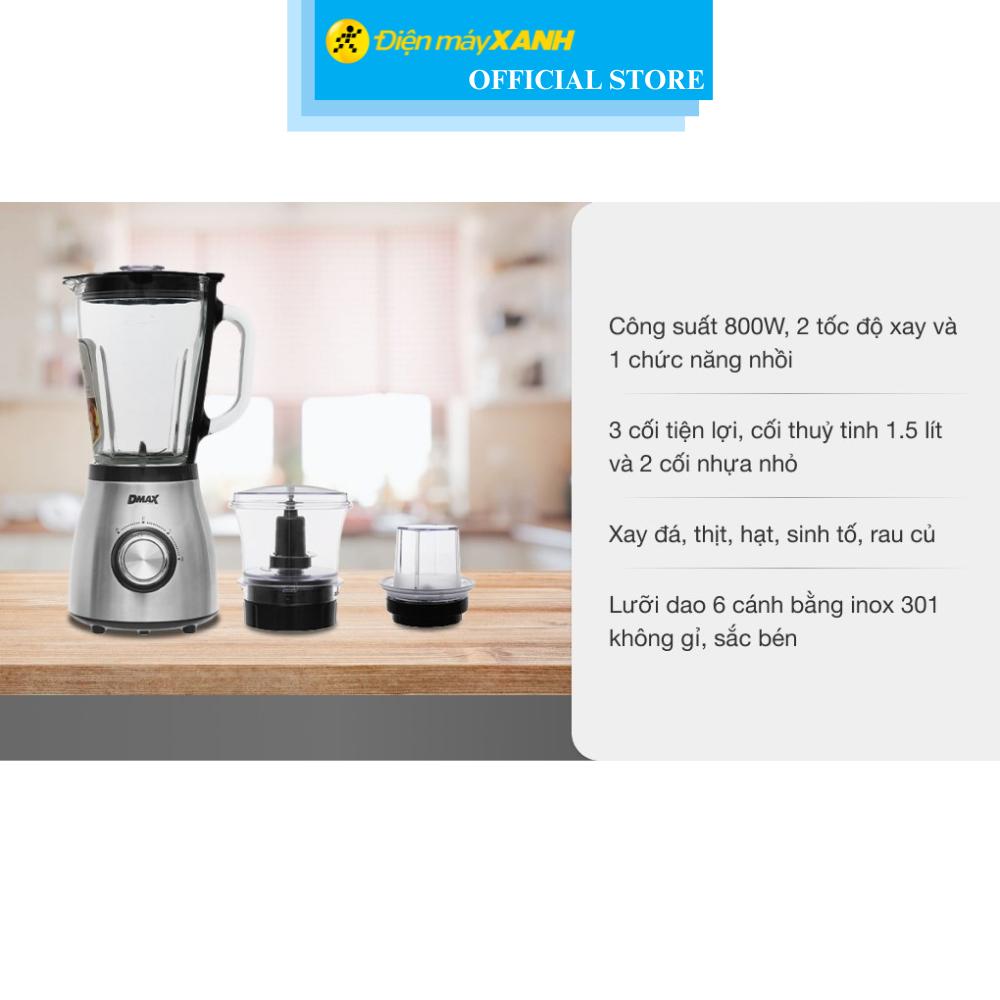 Máy xay sinh tố đa năng DMAX BL9702-GS - Hàng Chính Hãng