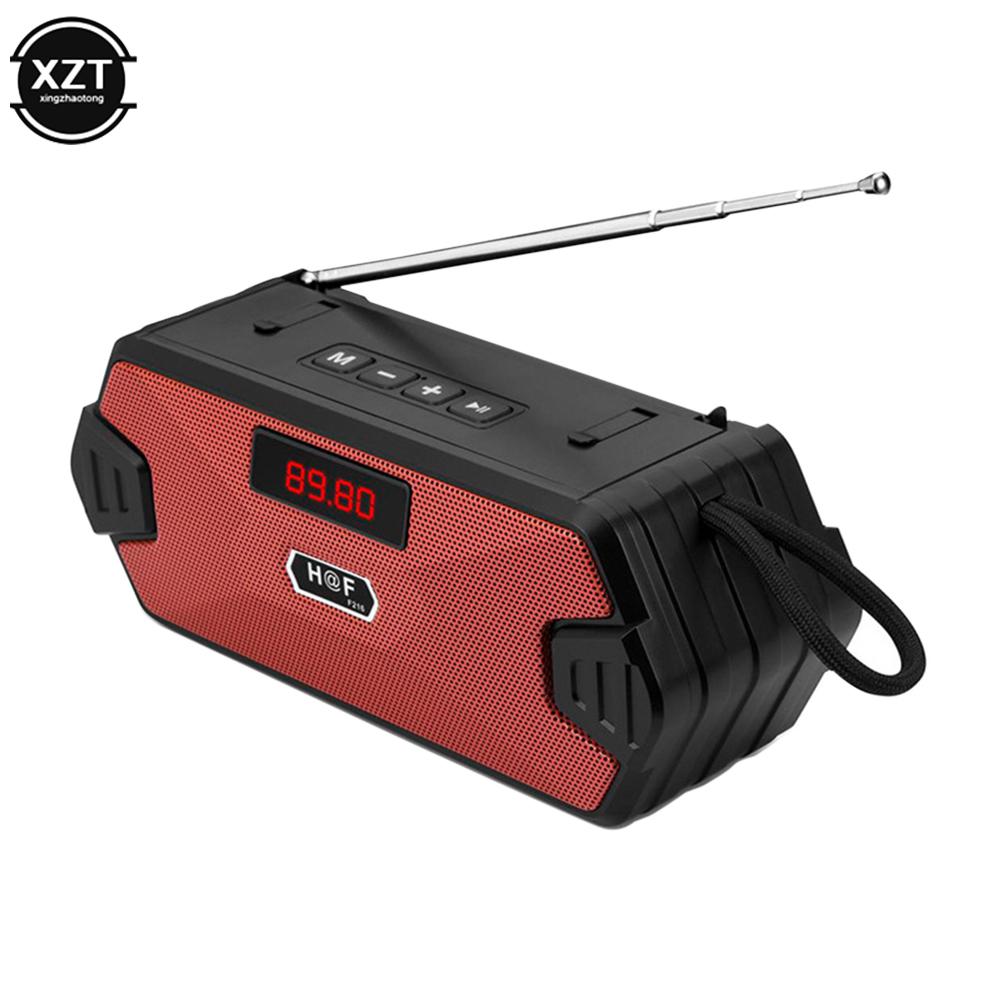 Diễn viên di động của loa di động không dây di động không dây với fm radio di động loa nhỏ loa nhỏ Color: Red
