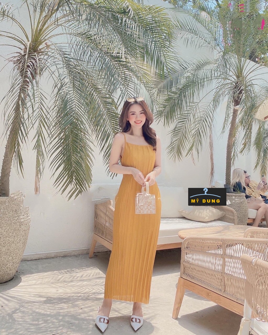 ĐẦM MAXI 2S DẬP LY-ĐƠN GIÃN, NHẸ NHÀNG,SIÊU MÁT