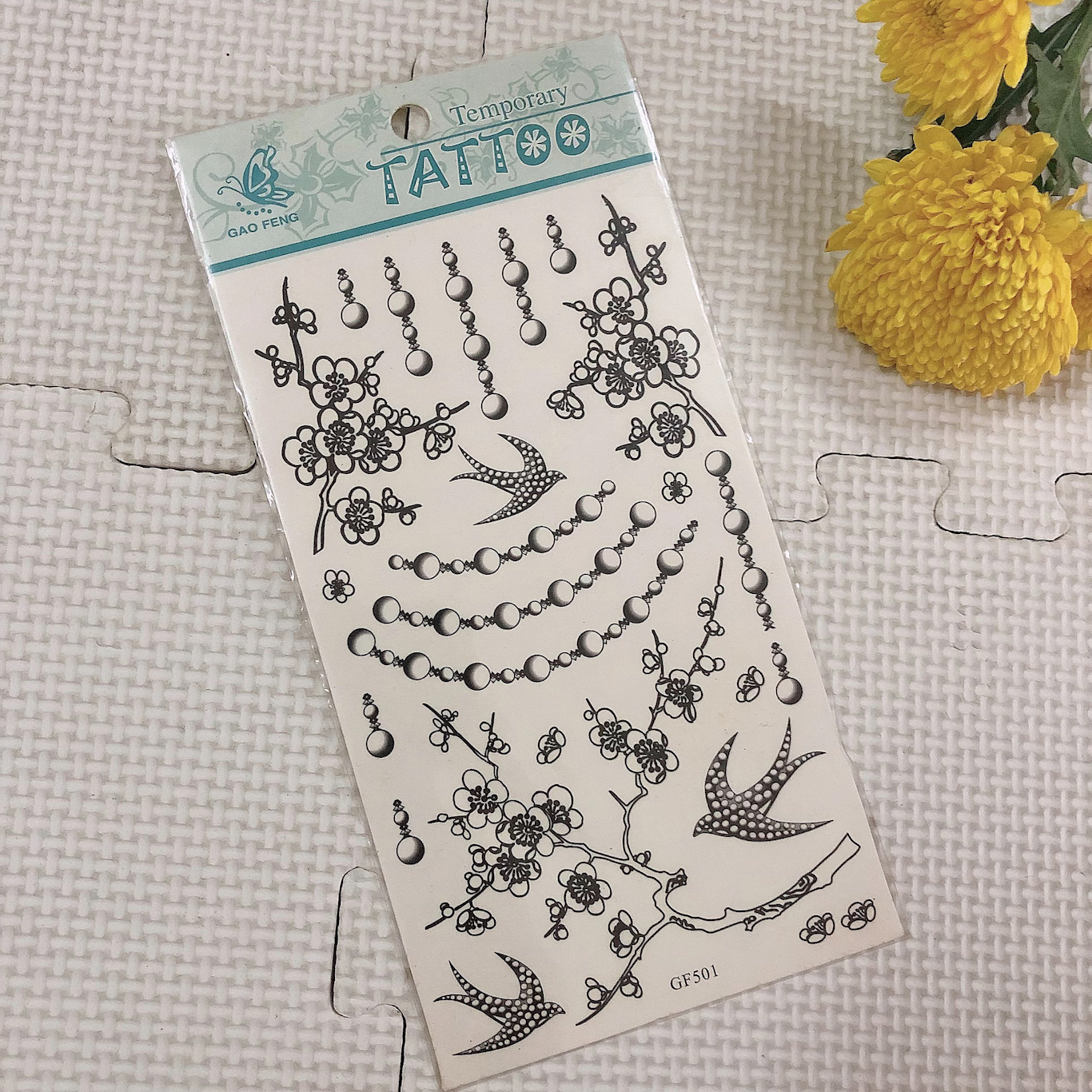 Combo 5 tấm hình xăm dán vòng tay 10x20cm- tặng ngay đồng size khi mua từ 2 combo trở lên