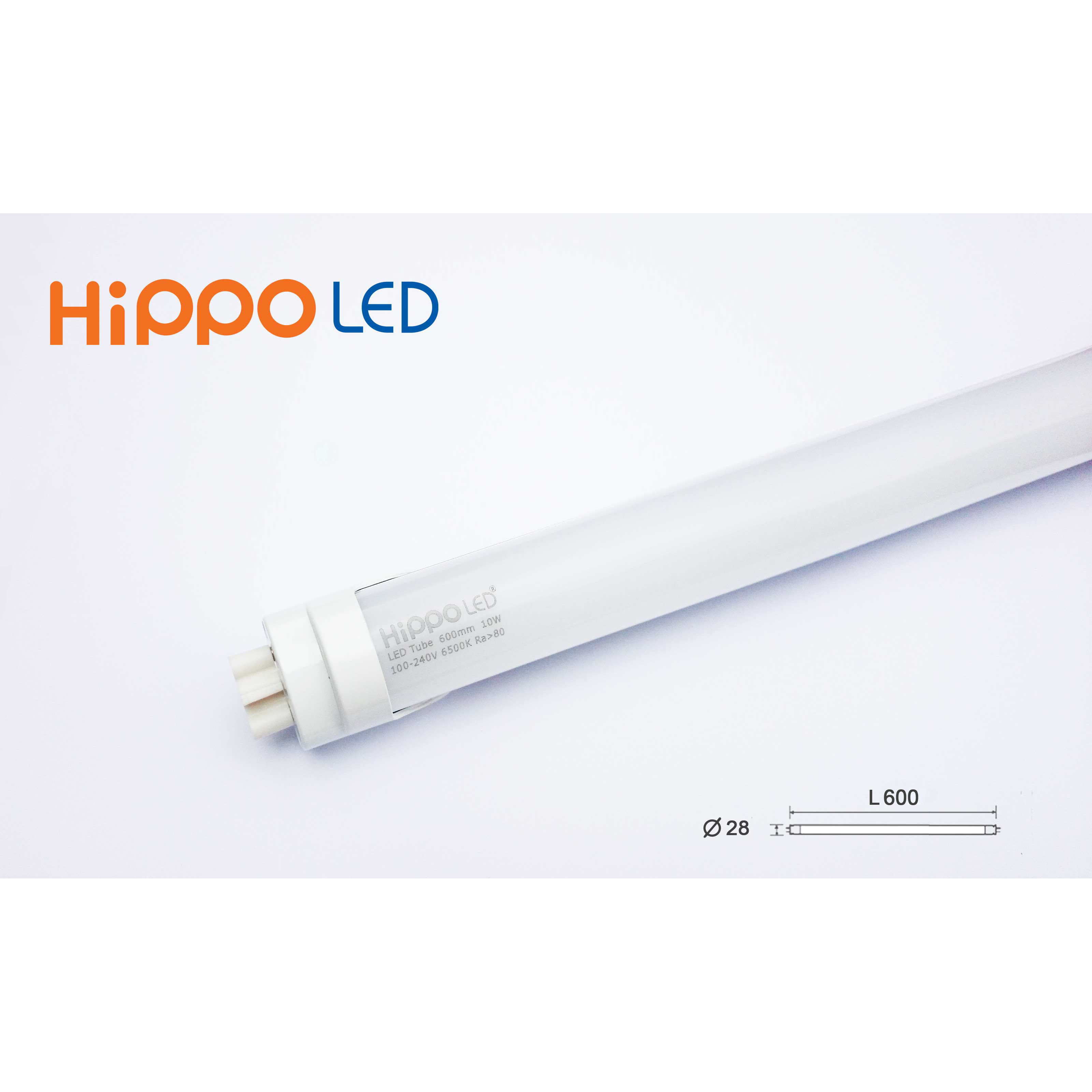 Combo 2 Đèn Tuýp Led Hippo 10W - 0,6M