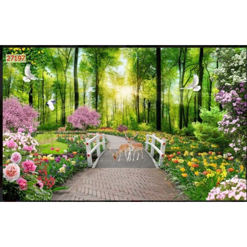 Tranh dán tường 3D