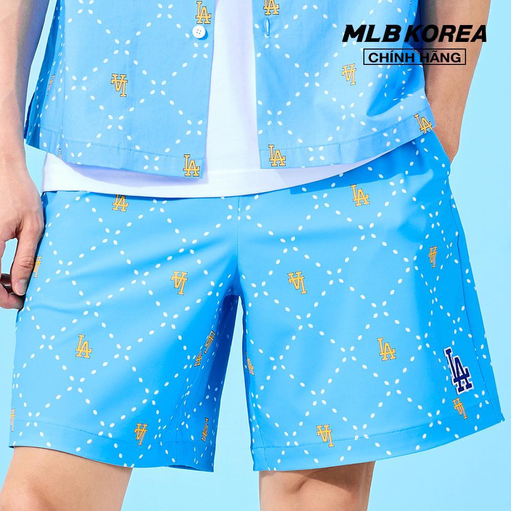 MLB - Quần shorts unisex ống rộng Mega Dia Monogram Part 5 Water 3ASMM0633-07SBS