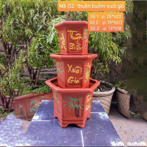 CHẬU ĐẤT NUNG chậu đất đỏ trồng cây cảnh trang trí đẹp