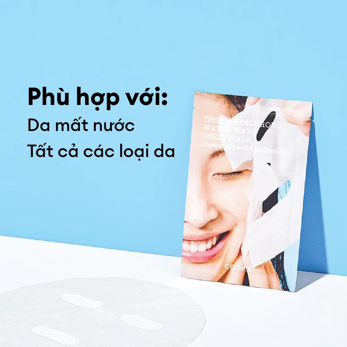 Mặt nạ COSRX Hydrium Triple Hyaluronic Water Wave Sheet Mask