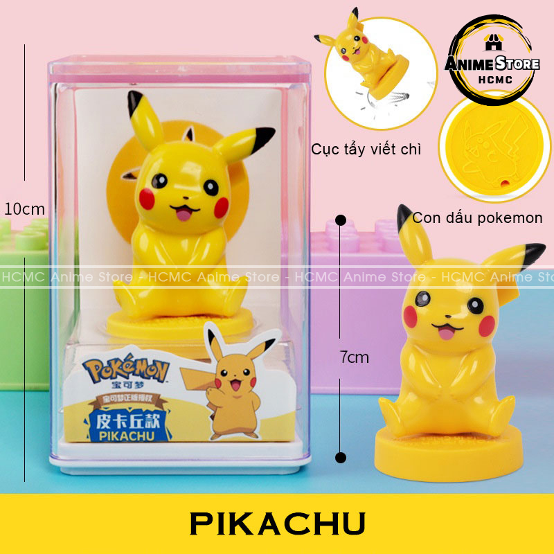 Mô hình Pokemon độc đáo siêu đẹp kèm hộp mica trong suốt