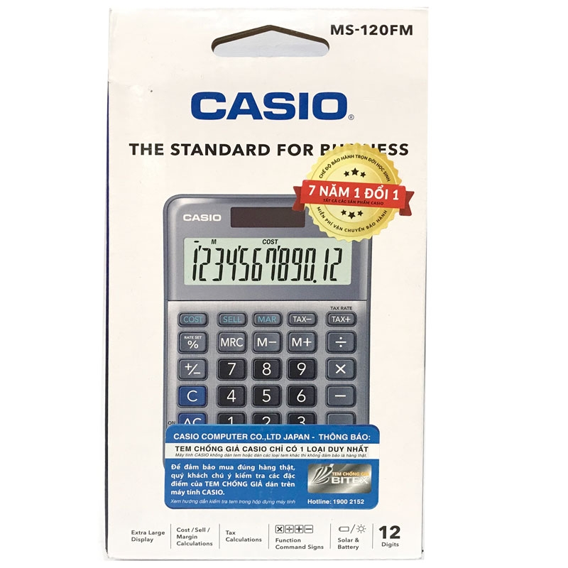 Máy Tính Casio MS - 120FM