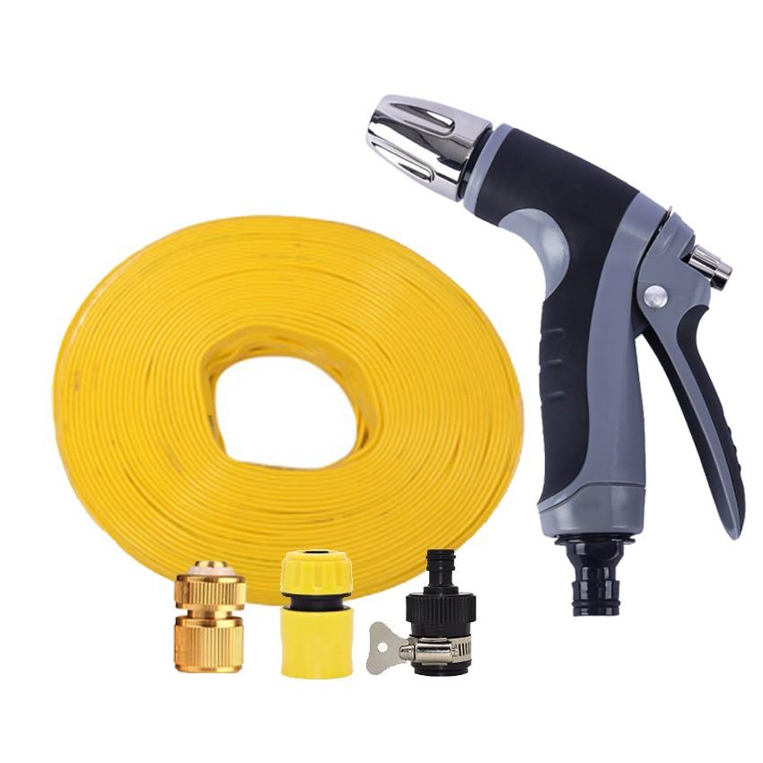 Bộ dây và vòi xịt rửa xe tưới cây tăng áp 7-10M 206817