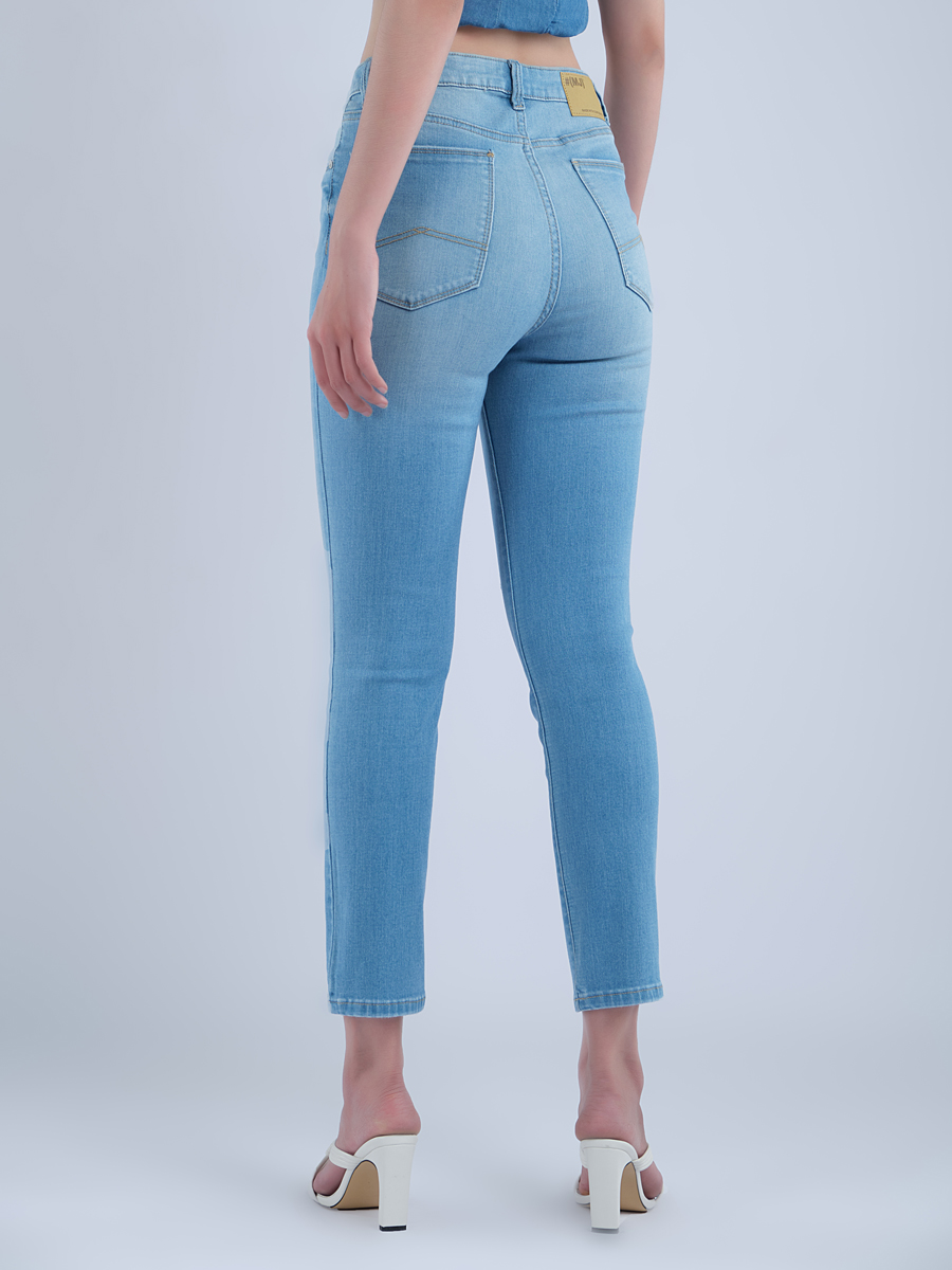 Quần nữ dài jeans 26&quot;1/2 rách gối WJF0202