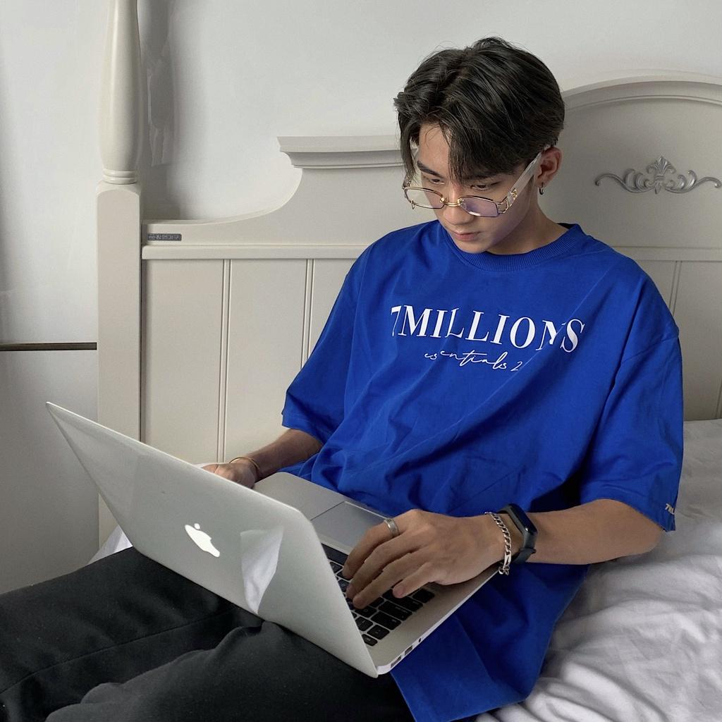 COMBO 4 TEE BASIC 2.0 - Màu Đen / Xanh / Tan / Trắng - Unisex - Form Oversize