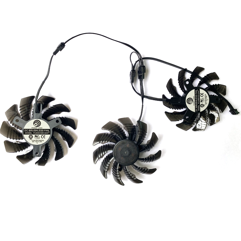 NEW 3PCS 75MM 4PIN PLD08010S12HH GTX1080 Cooling Fan For GIGABYTE GTX 1080 1070 Ti G1 Gaming 1060 G1 ROCK Graphics