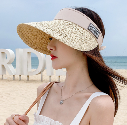 Mũ rộng vành nửa đầu chống nắng chống tia UV cao cấp, nón chống nắng nữ mới