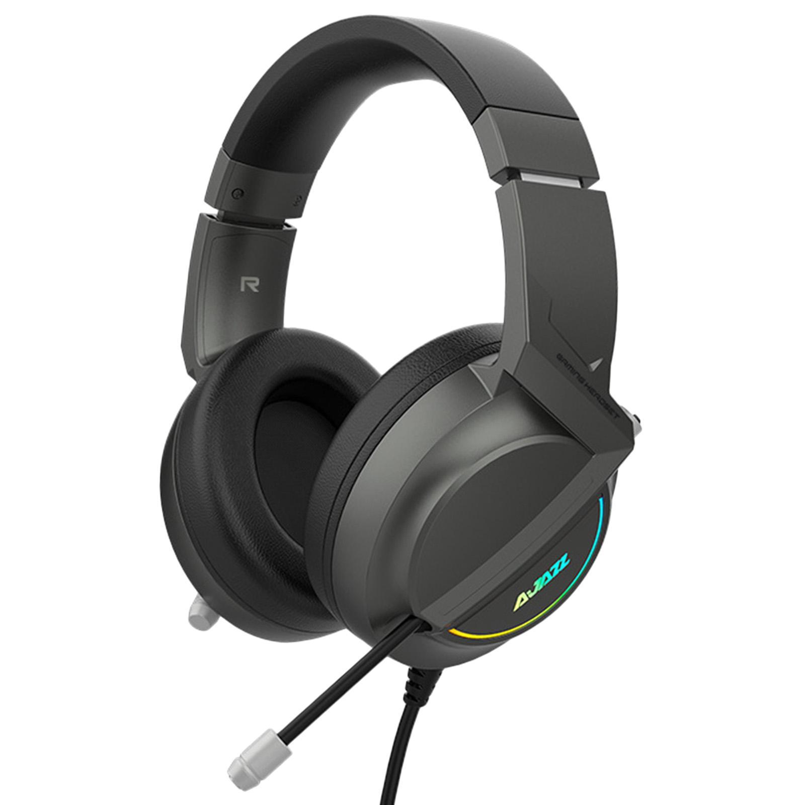 AX365 Gaming Headset 7.1 Channel Surround w/ Retractable MIC For PC Laptop