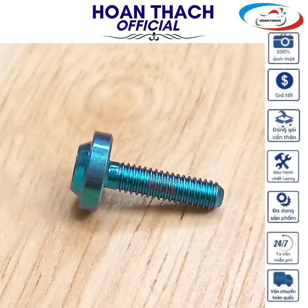 Ốc Gr5 Titan Dù 4L15 Lục Bảo Dùng cho nhiều dòng xe  SP010312(giá 1 con)