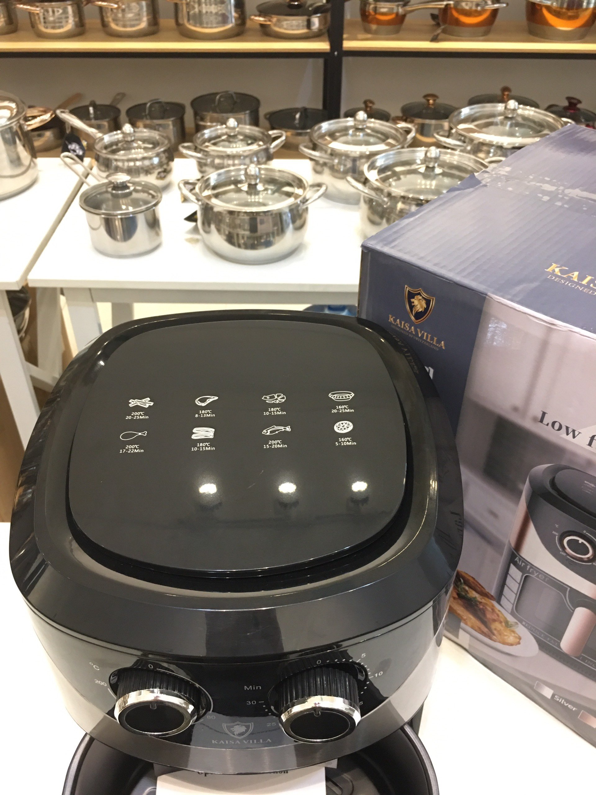 NỒI CHIÊN KHÔNG DẦU 15L KAISA VILLA JD-2201 - Hàng Chính Hãng