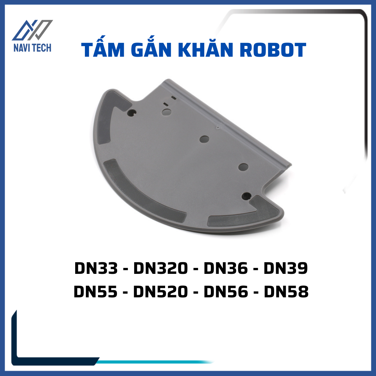 Tấm gắn khăn lau, giẻ lau dành cho robot hút bụi DN33, DN39, DN320, DN36, DN55, DN520