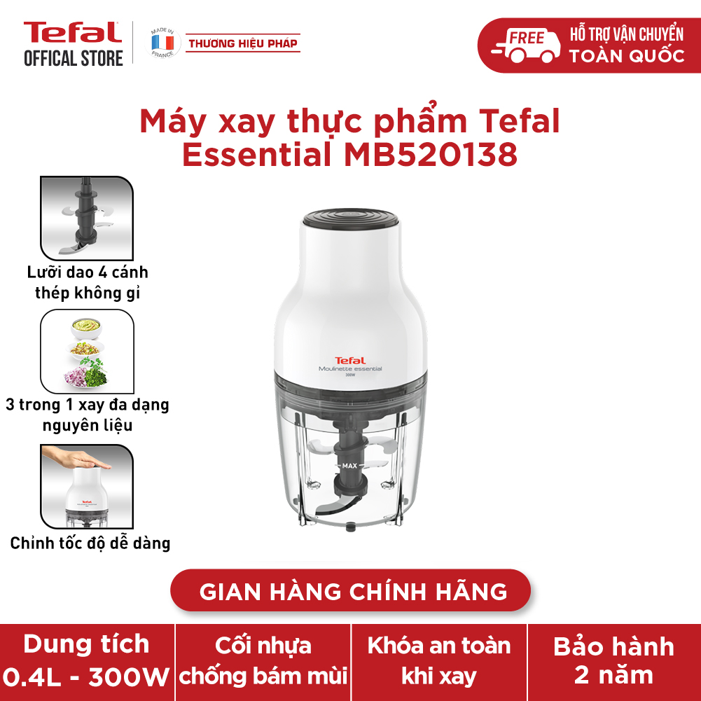 Máy xay thịt, xay thực phẩm đa năng Tefal MB520138 - Hàng chính hãng