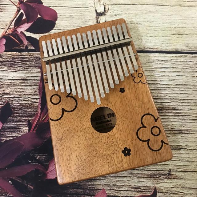 ( RẺ VÔ ĐỊCH ) ĐÀN KALIMBA 17 PHÍM HÌNH HOA