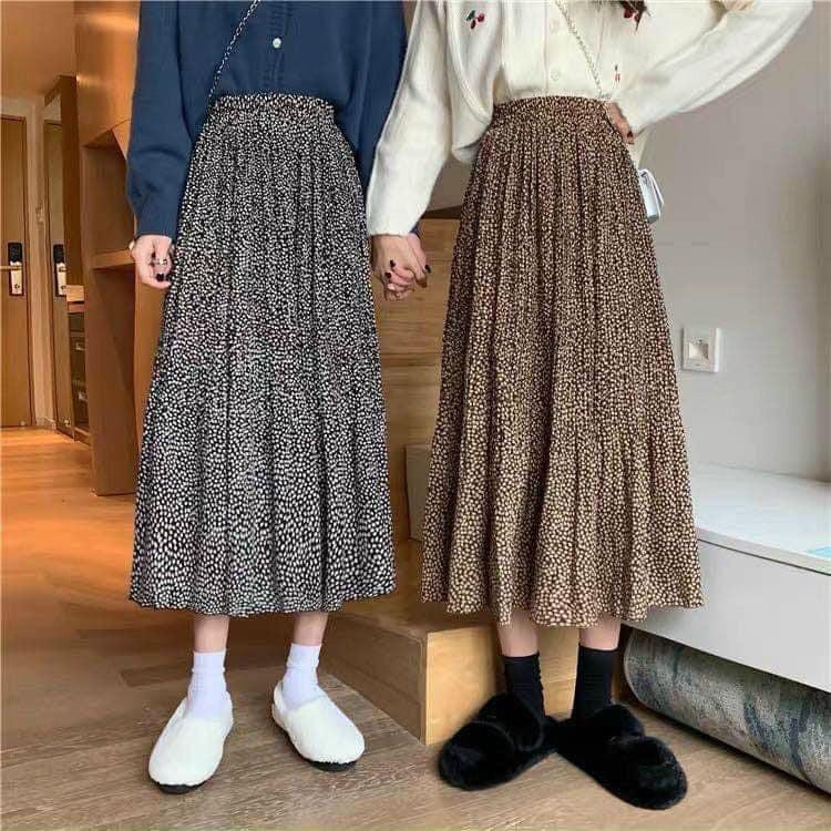 Lịch sử giá Chân váy midi hoa nhí vintage kiểu dáng chân váy hoa cúc họa mi  tím đen xanh  chân váy dài hot  mã a553 cập nhật 72023  BeeCost