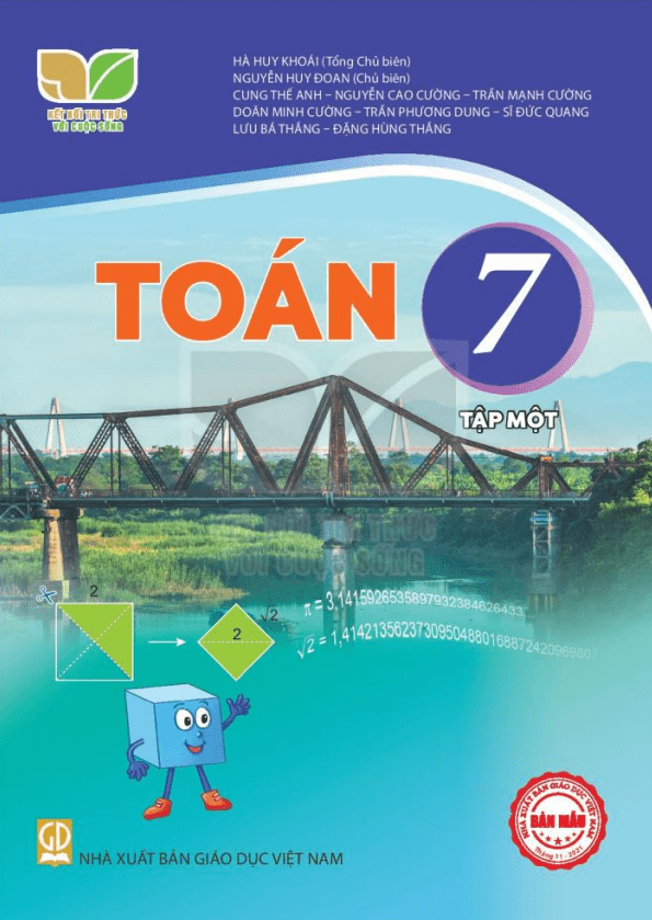 Sách giáo khoa Toán 7- tập một- Kết Nối Tri Thức Với Cuộc Sống (Kèm Nilon bọc Sách)