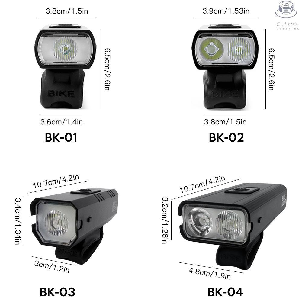 Đèn pha LED sạc USB chống thấm nước cho xe đạp