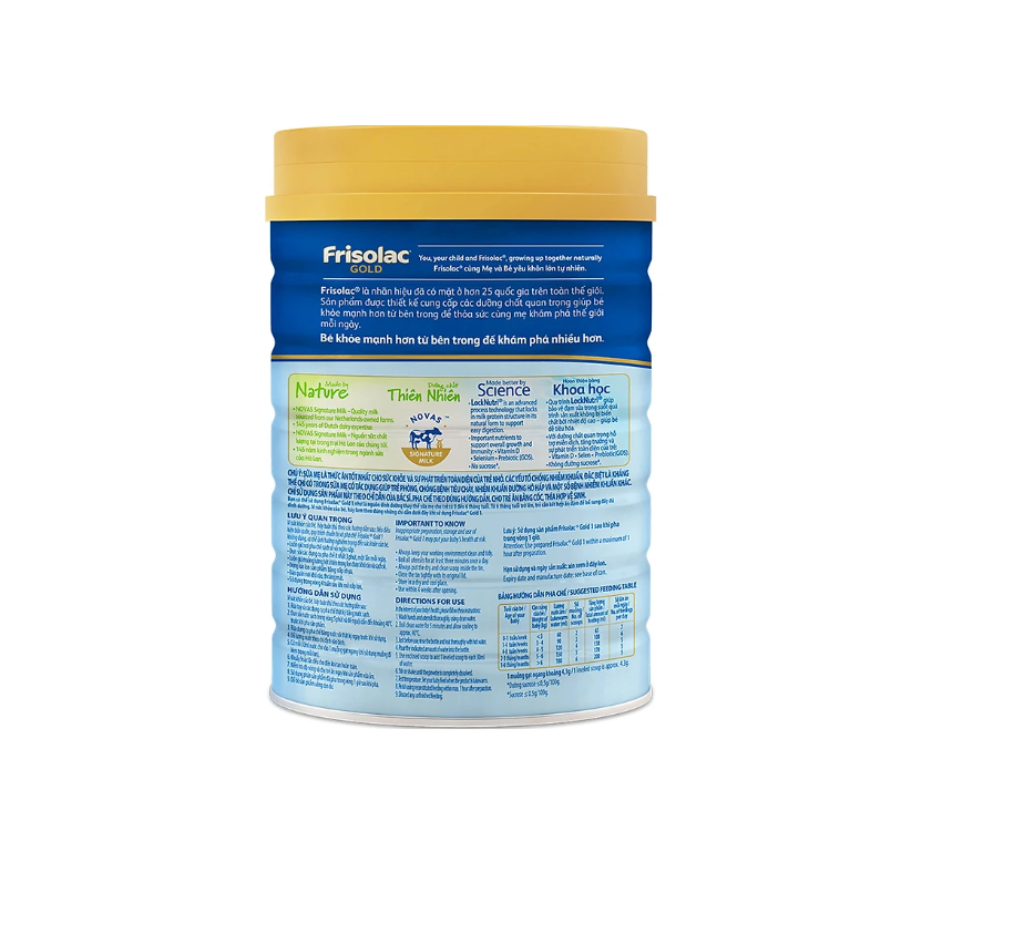 Combo 6 sữa Bột Frisolac Gold 1 850g Dành Cho Trẻ Từ 0 - 6 Tháng Tuổi