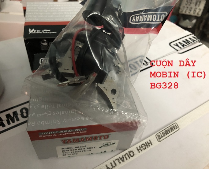 Bình xăng con, cuộn dây đánh lửa IC máy cắt cỏ BG328 328