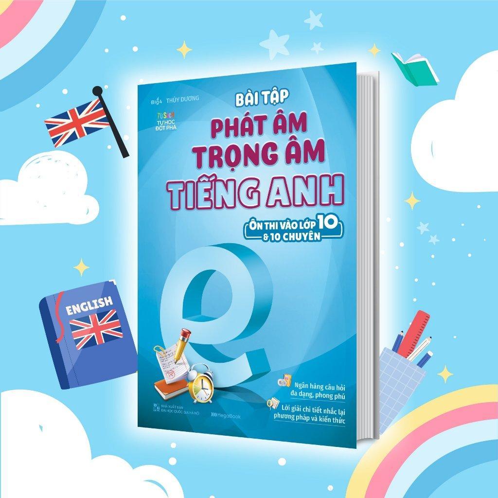 Sách - Bài Tập Tiếng Anh Ôn Thi Vào Lớp 10 Và 10 Chuyên - Combo 8 Cuốn - Megabook