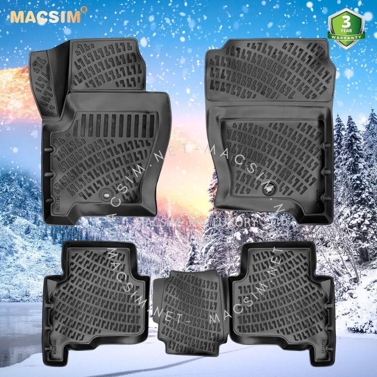 Thảm lót sàn ô tô nhựa TPU Silicon Land Rover Discovery IV (LR4) 2009-2016 Nhãn hiệu Macsim