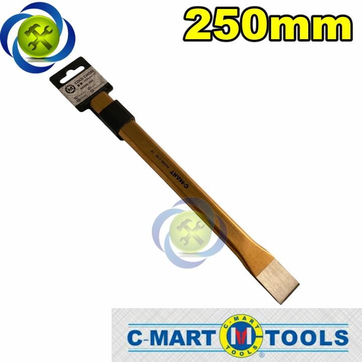 Đục sắt mũi dẹp dài 250mm C-MART A0288-250 mũi ngang 23mm