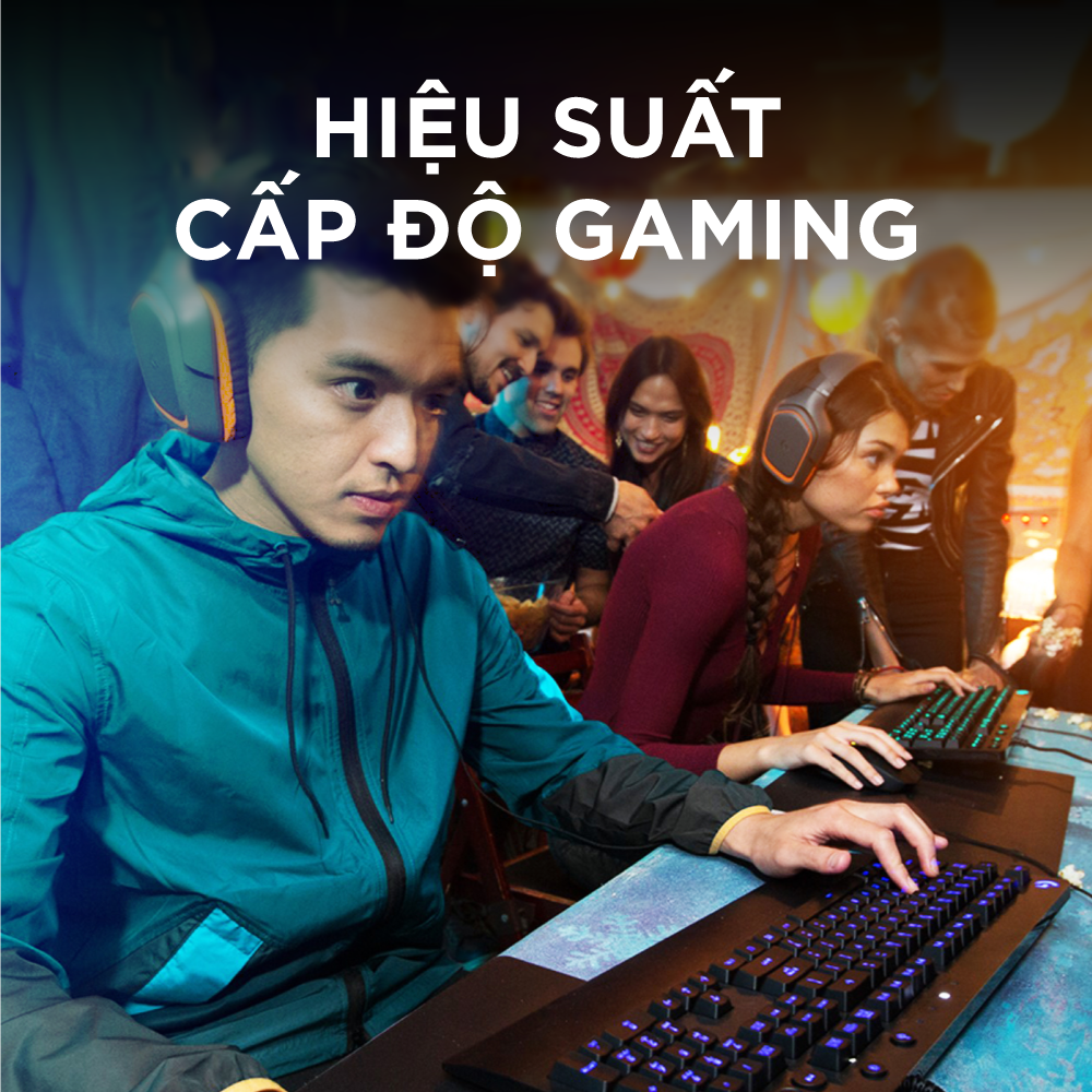 Bàn phím game có dây Logitech G213 Prodigy - RGB Lightsync, phím Media chuyên biệt, chống tràn bền bỉ -Hàng Chính Hãng