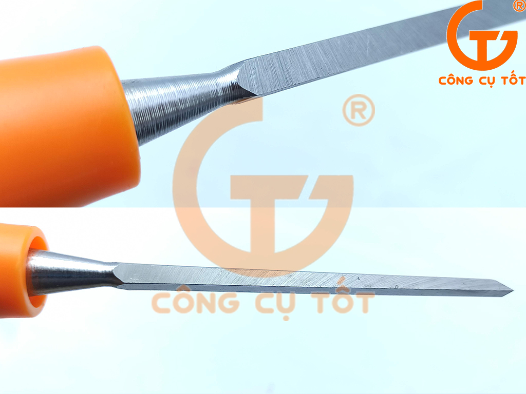 Đục gỗ cầm tay mũi dẹp 6mm
