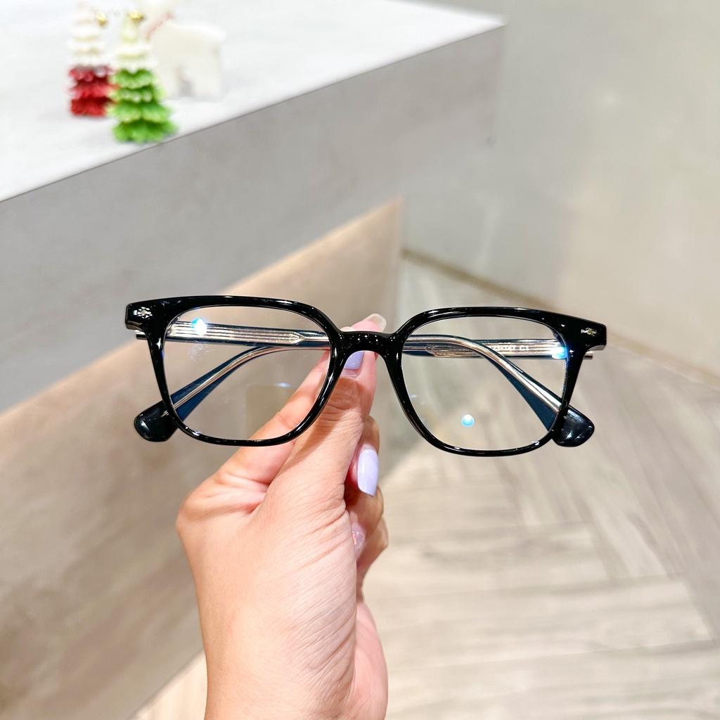 Gọng kính nam nữ cốt kim loại thiết kế  thanh mảnh màu sắc thời trang G. 9240 - TAD Accessories FS10 - Đen Ombre
