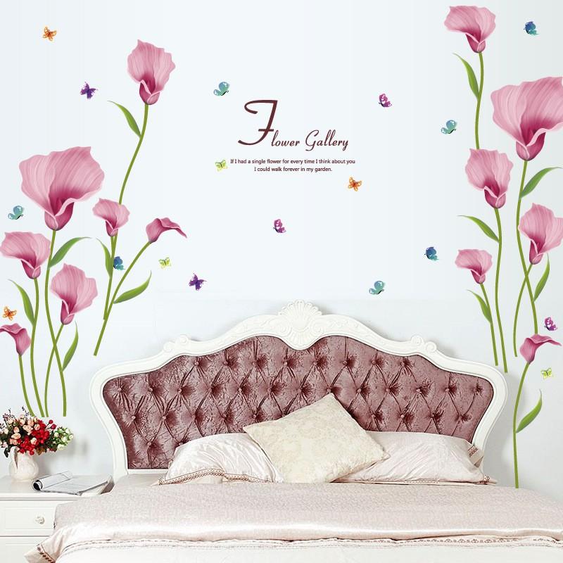 COMBO 3 DECAL DÁN TƯỜNG HOA LÁ