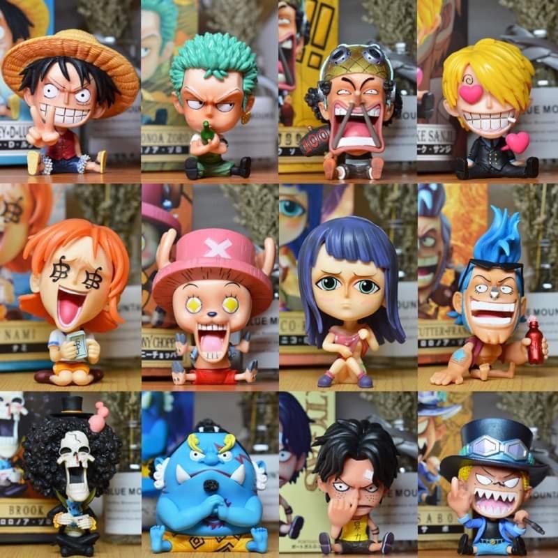 Mô hình One Piece phiên bản Q búp bê đồ trang trí