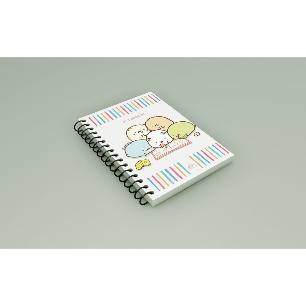Số tay lò xo bìa cứng A6 KTBOOK 100 trang size A6