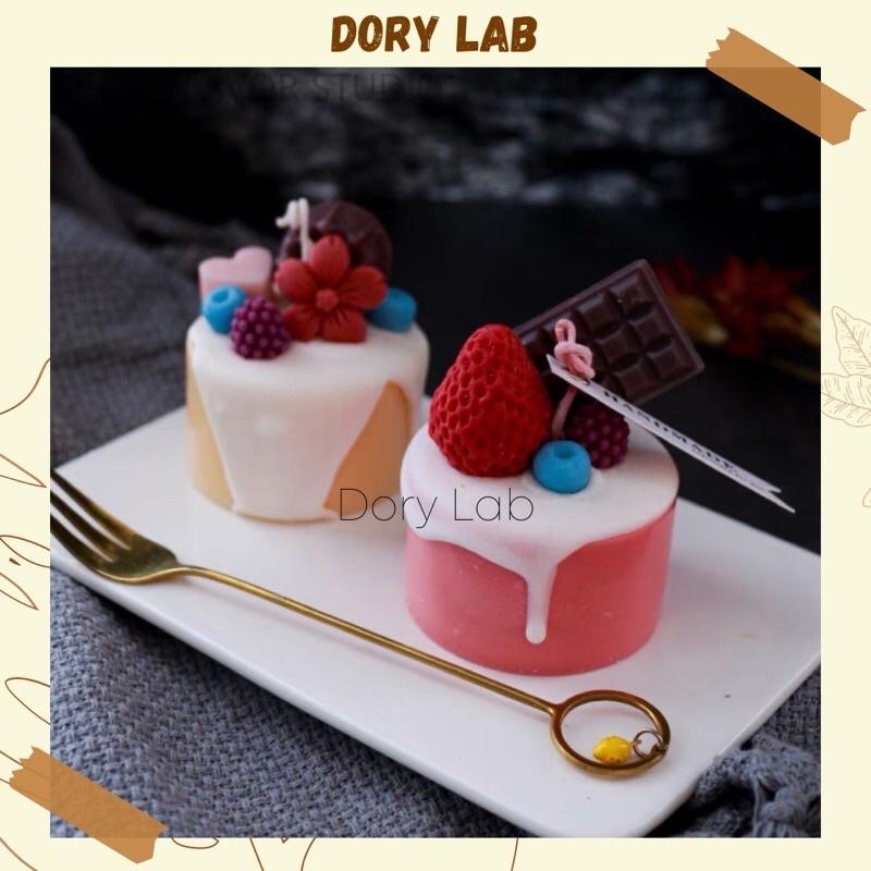 Combo Làm Nến Thơm Bánh Kem Handmade, Quà Tặng - Dory Lab