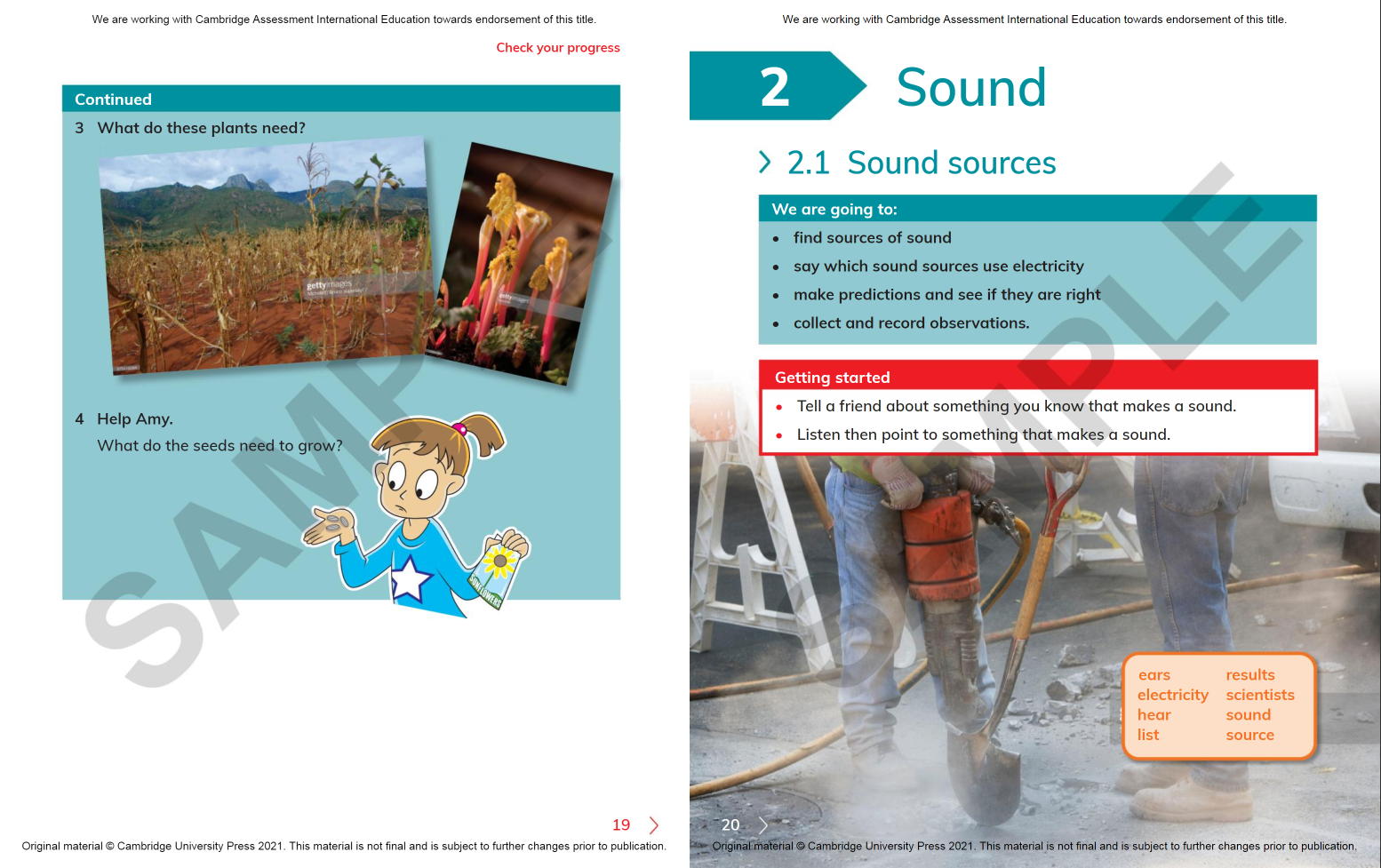 Cambridge Primary Science Learner's Book 1 With Digital Access (1 Year) 2nd Edition
