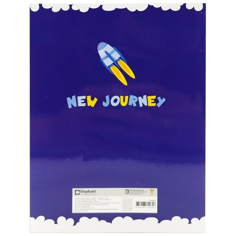 Tập Học Sinh 4 Ô Ly 100 Trang 80gsm - Fabico ELE23 (Mẫu Màu Giao Ngẫu Nhiên)