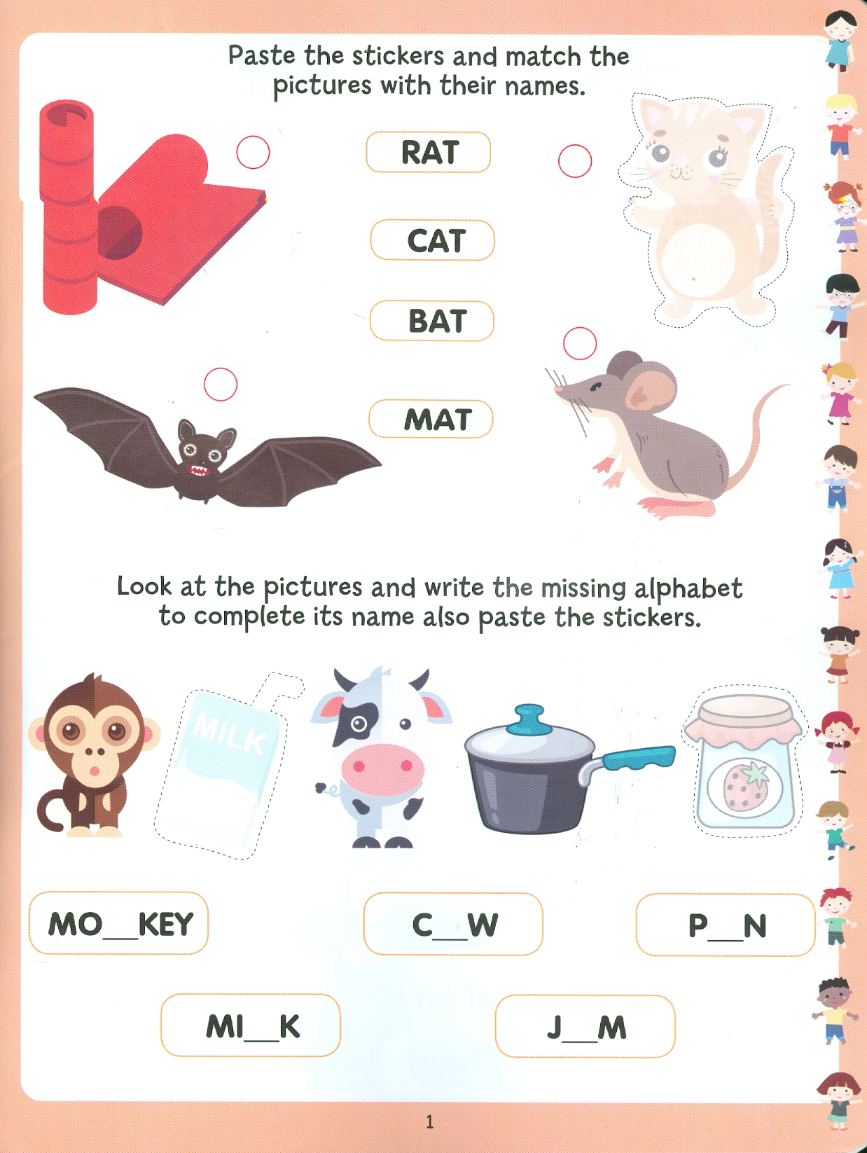 Play With Sticker - Words (Chơi Cùng Hình Dán - Từ)