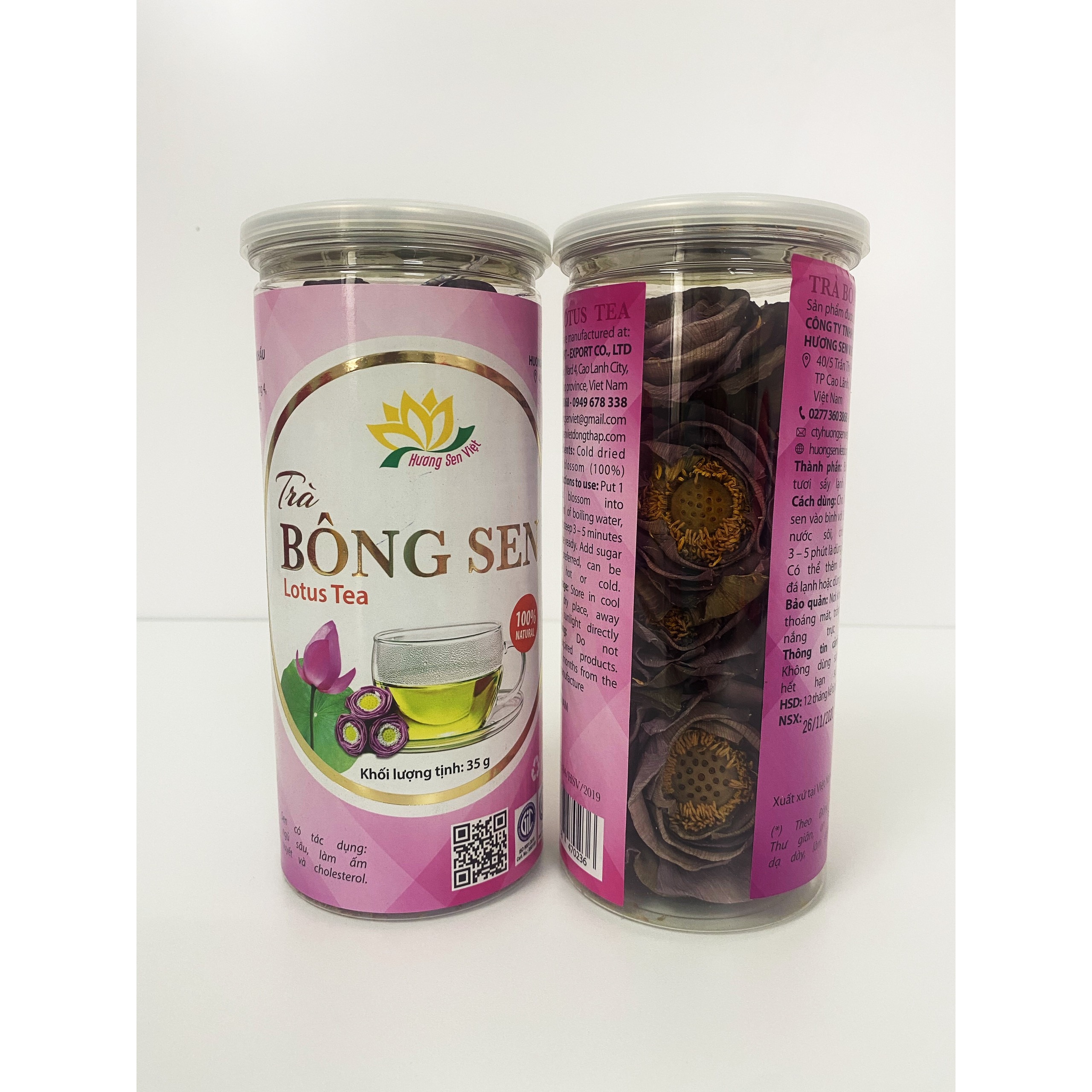 TRÀ BÔNG SEN HŨ 35G - HƯƠNG SEN VIỆT