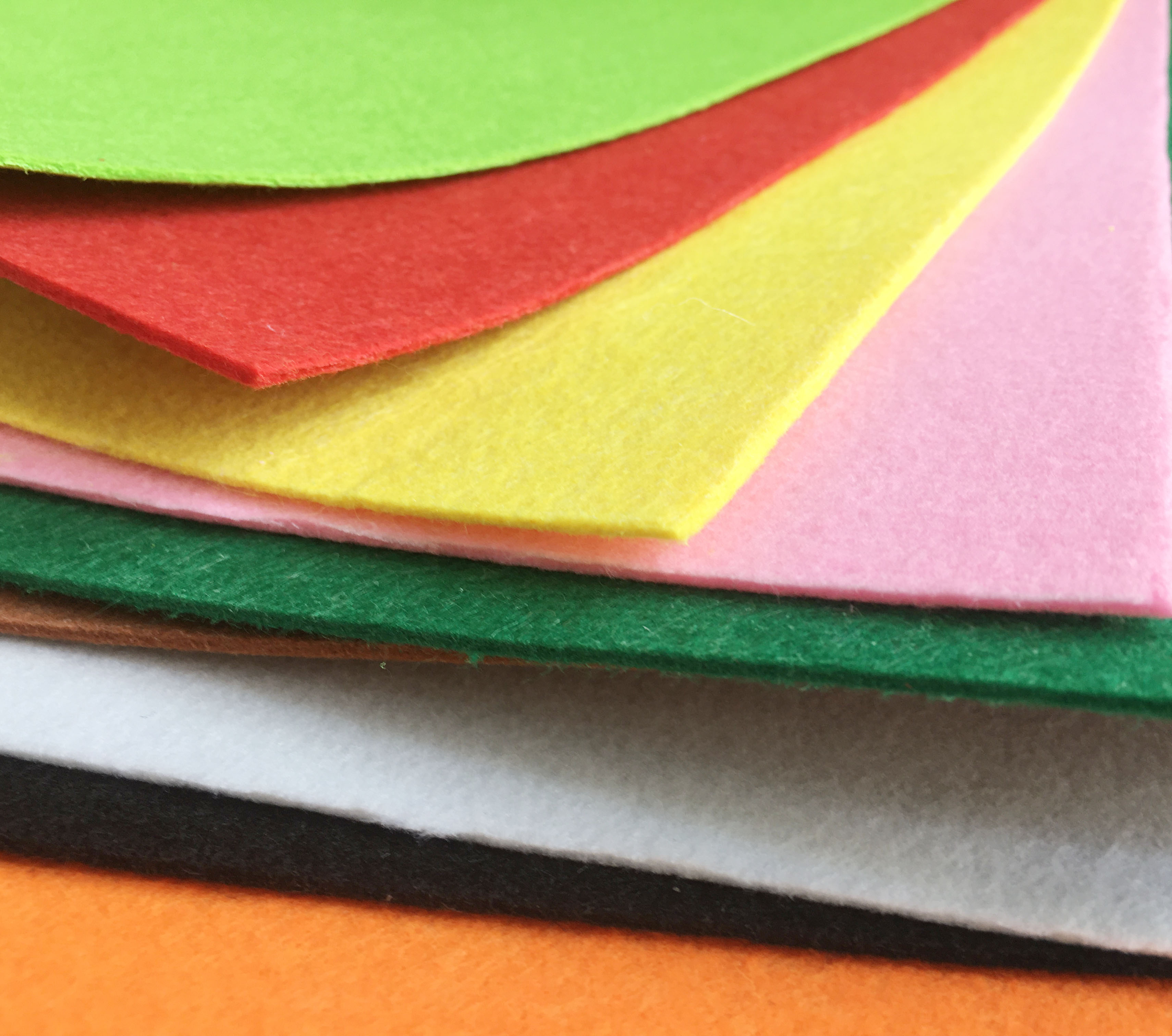 Vải nỉ dạ cứng loại dày 2mm đa năng nhiều màu KT 90x90cm làm túi ví, lót ly, trải sàn, handmade