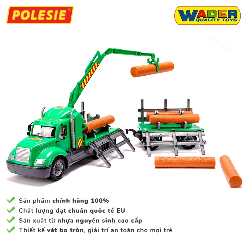 Xe đồ chơi chỡ gỗ lớn Mike – Polesie Toys