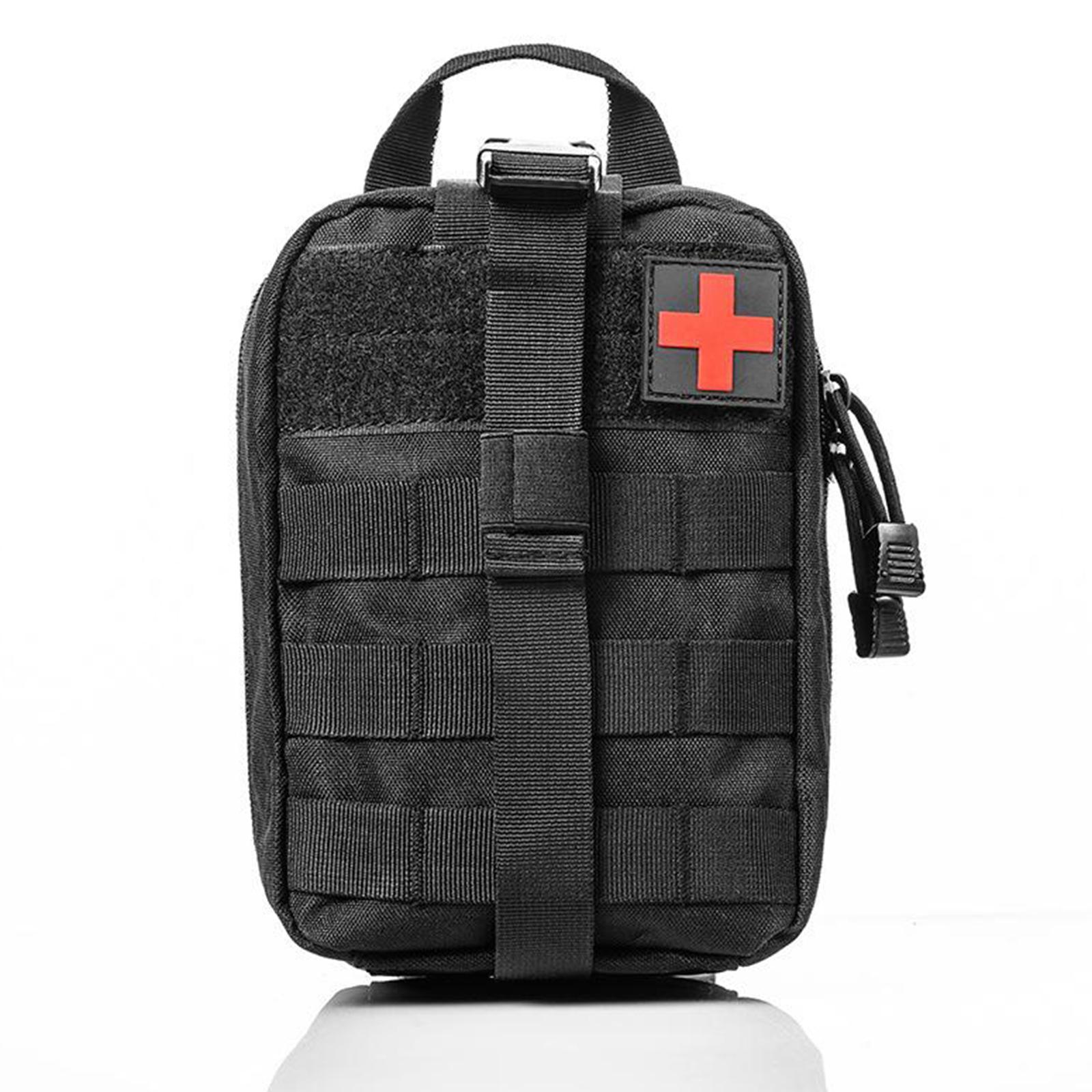 Tactical Bag First Aid Kit Outdoor Emergency Survival Pouch Red