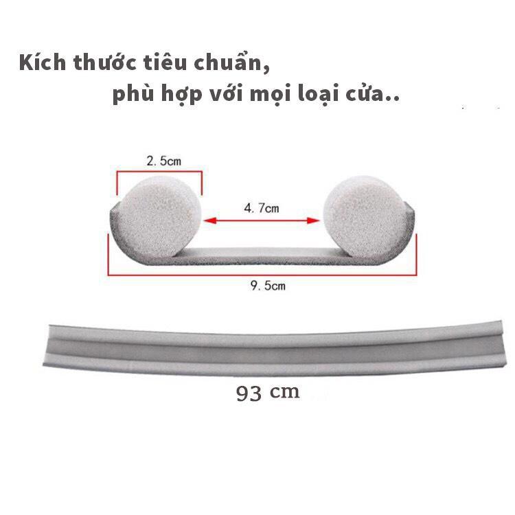 Thanh chặn khe cửa đa năng - Nẹp Xốp Ngăn gió, cách nhiệt, cách âm, ngăn côn trùng, bụi bẩn