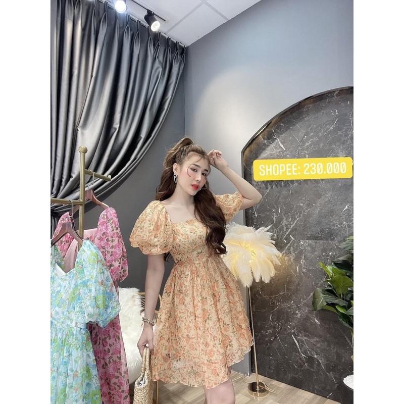 217 - SET ĐẦM HOA KÈM QUẦN TRONG