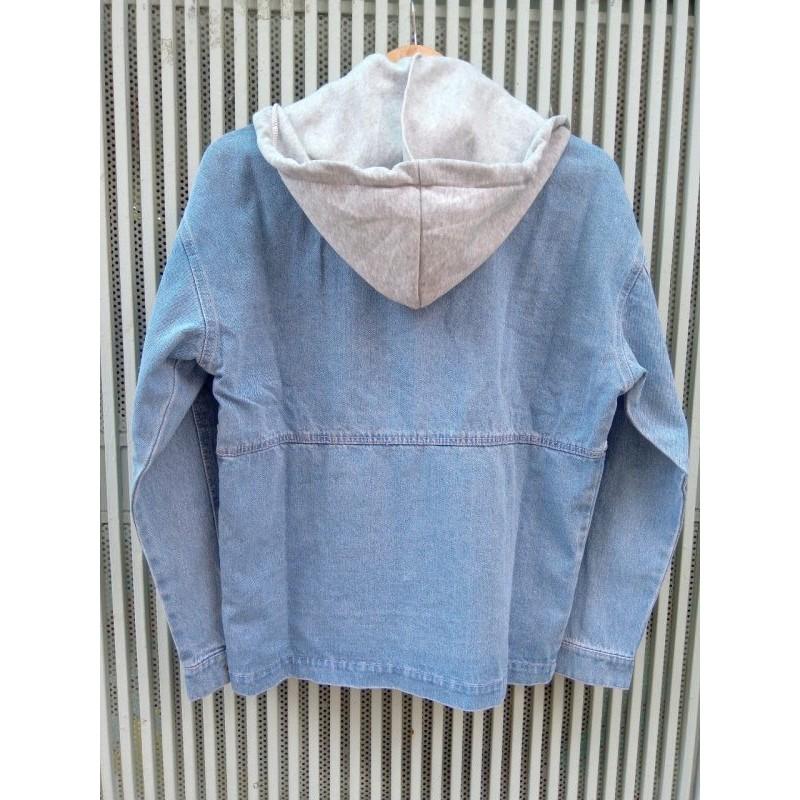 Áo khoác nữ jean túi zip cực chuẩn cực chuẩn-A3122 - Như hình