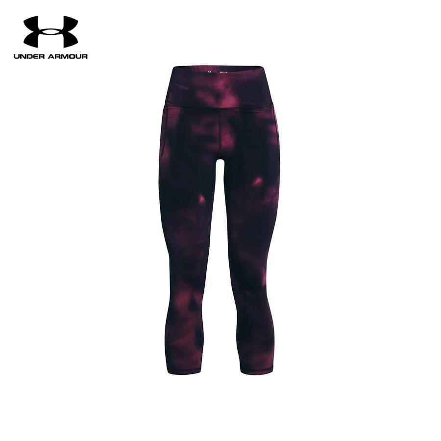 Quần legging thể thao nữ Under Armour Meridian Printed Crop - 1361001-501