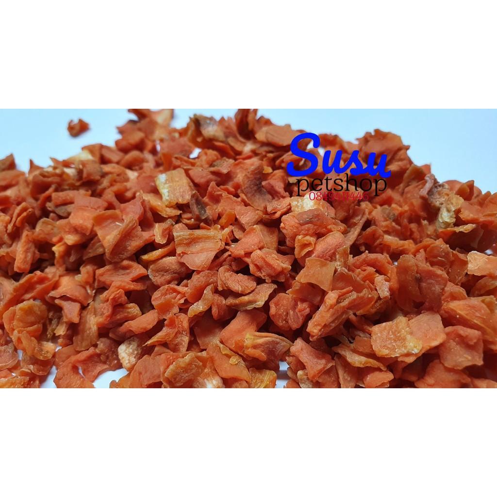 Cà rốt sấy khô cho Thỏ, Bọ, Sóc, Hamster