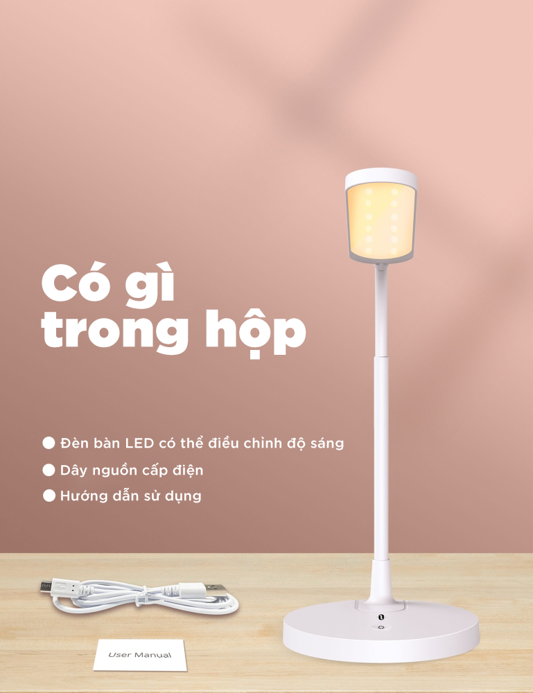 Đèn LED để bàn thông minh Taotronics TT-DL1009 - hàng chính hãng